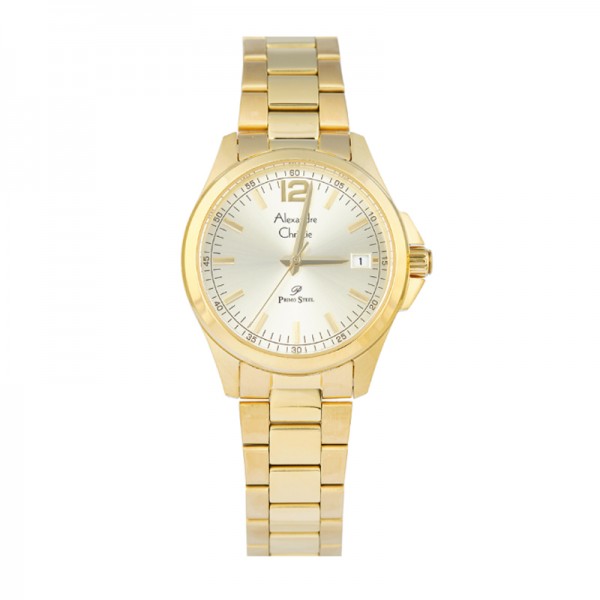 Alexandre Christie AC 1031 Full Gold Steel LDBGPIV